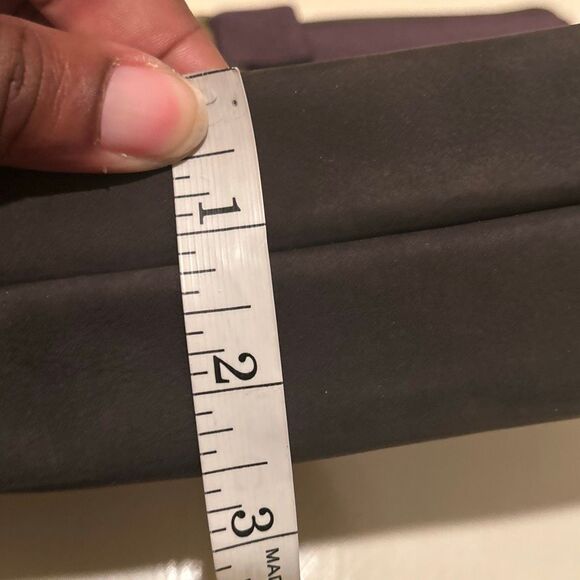 Salvatore Ferragamo Vera Bow Suede Convertible Crossbody Bag Purse Brown Purple - Picture 13 of 13